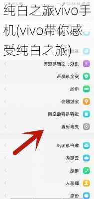 纯白之旅vivo手机(vivo带你感受纯白之旅)
