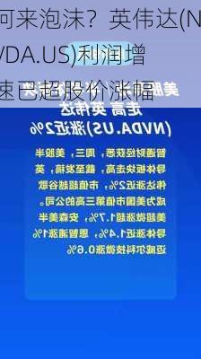 何来泡沫？英伟达(NVDA.US)利润增速已超股价涨幅