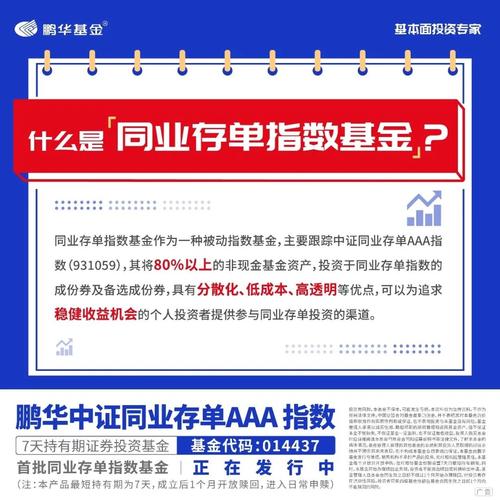 鹏扬中证同业存单AAA指数基金：1.0259元新高，一个月涨0.29%，抢占市场前列！