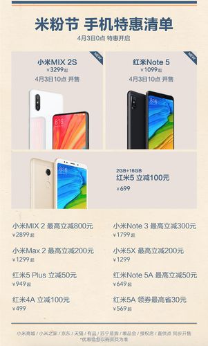 小米手机新品价格相关