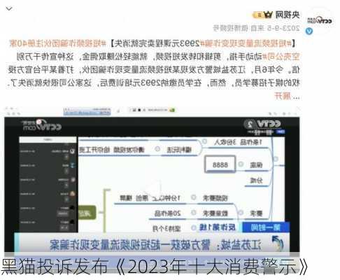 黑猫投诉发布《2023年十大消费警示》