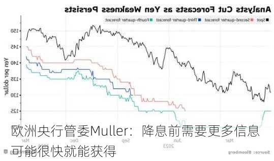 欧洲央行管委Muller：降息前需要更多信息 可能很快就能获得