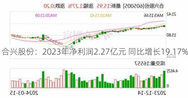 合兴股份：2023年净利润2.27亿元 同比增长19.17%