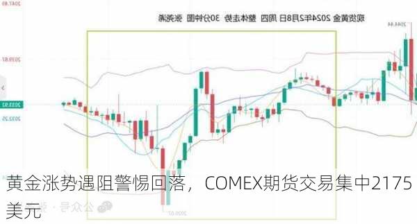 黄金涨势遇阻警惕回落，COMEX期货交易集中2175美元