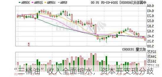 “三桶油”收入全面缩水，资本开支现分歧