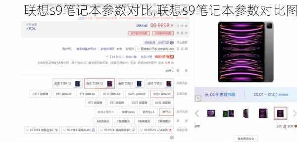 联想s9笔记本参数对比,联想s9笔记本参数对比图