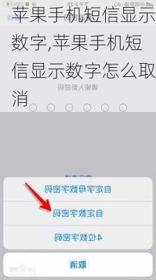 苹果手机短信显示数字,苹果手机短信显示数字怎么取消