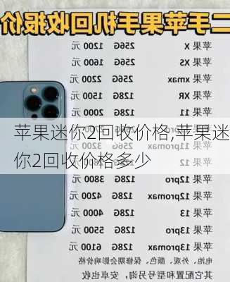 苹果迷你2回收价格,苹果迷你2回收价格多少