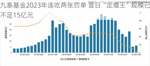 九泰基金2023年连吃两张罚单 昔日“定增王”规模已不足15亿元