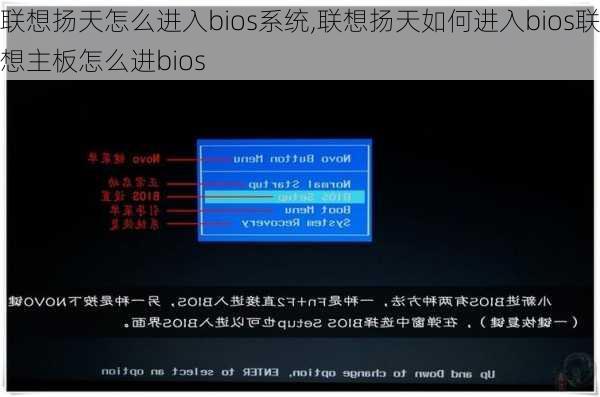 联想扬天怎么进入bios系统,联想扬天如何进入bios联想主板怎么进bios