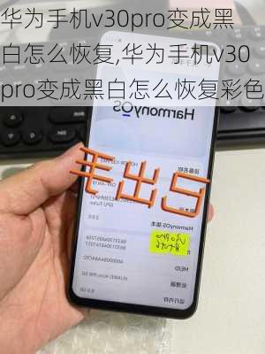 华为手机v30pro变成黑白怎么恢复,华为手机v30pro变成黑白怎么恢复彩色