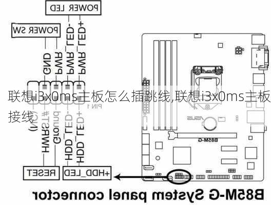 联想i3x0ms主板怎么插跳线,联想i3x0ms主板接线