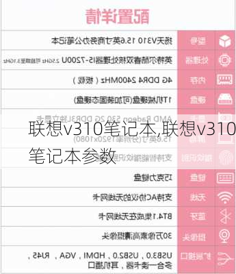 联想v310笔记本,联想v310笔记本参数