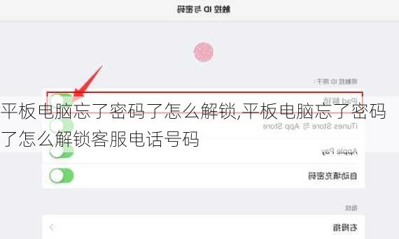 平板电脑忘了密码了怎么解锁,平板电脑忘了密码了怎么解锁客服电话号码