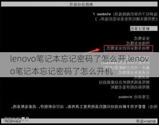 lenovo笔记本忘记密码了怎么开,lenovo笔记本忘记密码了怎么开机