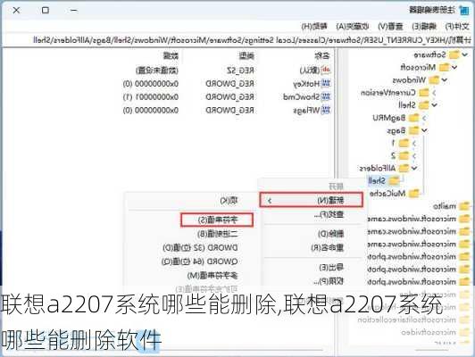 联想a2207系统哪些能删除,联想a2207系统哪些能删除软件