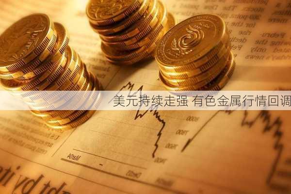 美元持续走强 有色金属行情回调