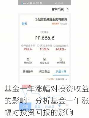 基金一年涨幅对投资收益的影响：分析基金一年涨幅对投资回报的影响