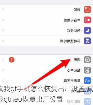 真我gt手机怎么恢复出厂设置,真我gtneo恢复出厂设置