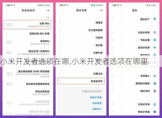小米开发者选项在哪,小米开发者选项在哪里