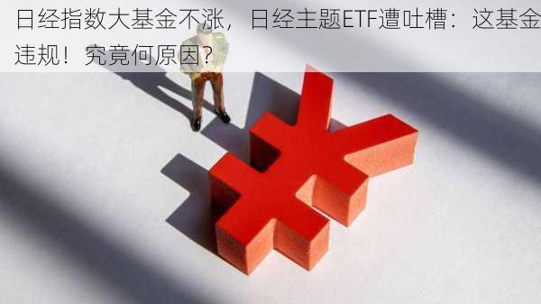 日经指数大基金不涨，日经主题ETF遭吐槽：这基金违规！究竟何原因？