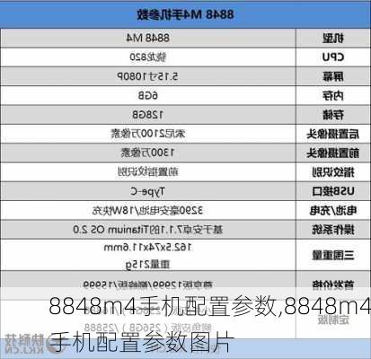 8848m4手机配置参数,8848m4手机配置参数图片