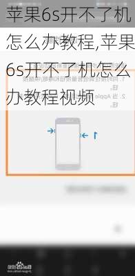 苹果6s开不了机怎么办教程,苹果6s开不了机怎么办教程视频