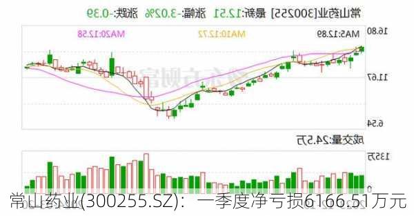 常山药业(300255.SZ)：一季度净亏损6166.51万元