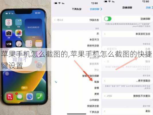 苹果手机怎么截图的,苹果手机怎么截图的快捷键设置