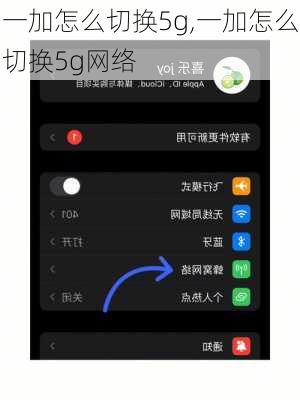 一加怎么切换5g,一加怎么切换5g网络