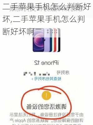 二手苹果手机怎么判断好坏,二手苹果手机怎么判断好坏啊