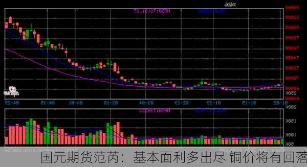 国元期货范芮：基本面利多出尽 铜价将有回落