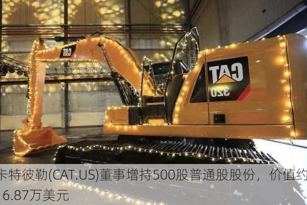 卡特彼勒(CAT.US)董事增持500股普通股股份，价值约16.87万美元