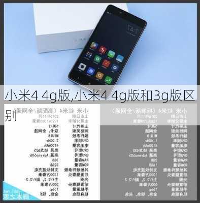 小米4 4g版,小米4 4g版和3g版区别