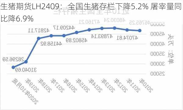 生猪期货LH2409：全国生猪存栏下降5.2% 屠宰量同比降6.9%