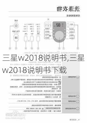 三星w2018说明书,三星w2018说明书下载