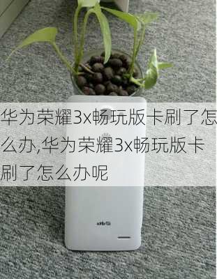 华为荣耀3x畅玩版卡刷了怎么办,华为荣耀3x畅玩版卡刷了怎么办呢