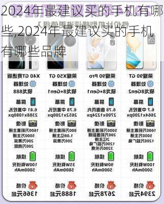 2024年最建议买的手机有哪些,2024年最建议买的手机有哪些品牌