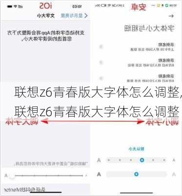 联想z6青春版大字体怎么调整,联想z6青春版大字体怎么调整