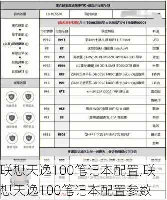 联想天逸100笔记本配置,联想天逸100笔记本配置参数