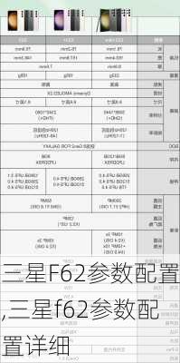 三星F62参数配置,三星f62参数配置详细