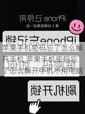 苹果手机密码忘了怎么解开手机,苹果手机密码忘了怎么解开手机不用电脑