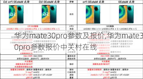 华为mate30pro参数及报价,华为mate30pro参数报价中关村在线