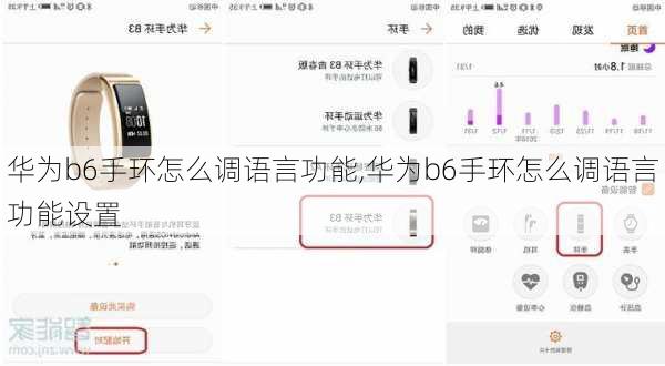 华为b6手环怎么调语言功能,华为b6手环怎么调语言功能设置