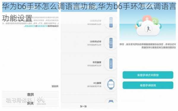 华为b6手环怎么调语言功能,华为b6手环怎么调语言功能设置