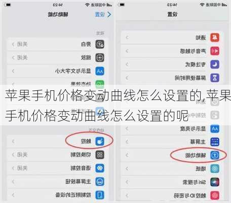 苹果手机价格变动曲线怎么设置的,苹果手机价格变动曲线怎么设置的呢