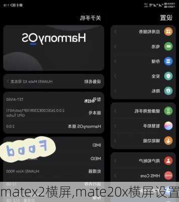 matex2横屏,mate20x横屏设置