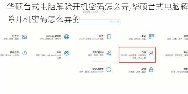 华硕台式电脑解除开机密码怎么弄,华硕台式电脑解除开机密码怎么弄的