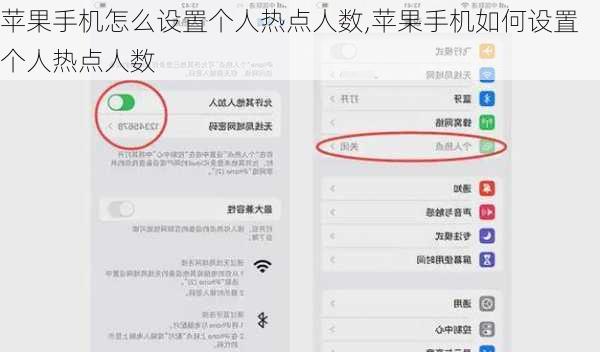 苹果手机怎么设置个人热点人数,苹果手机如何设置个人热点人数