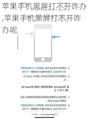 苹果手机黑屏打不开咋办,苹果手机黑屏打不开咋办呢
